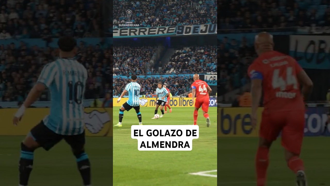 🔥 GOLAZO DE AGUST&Iacute;N ALMENDRA PARA ABRIR LA GOLEADA DE RACING SOBRE PARANAENSE