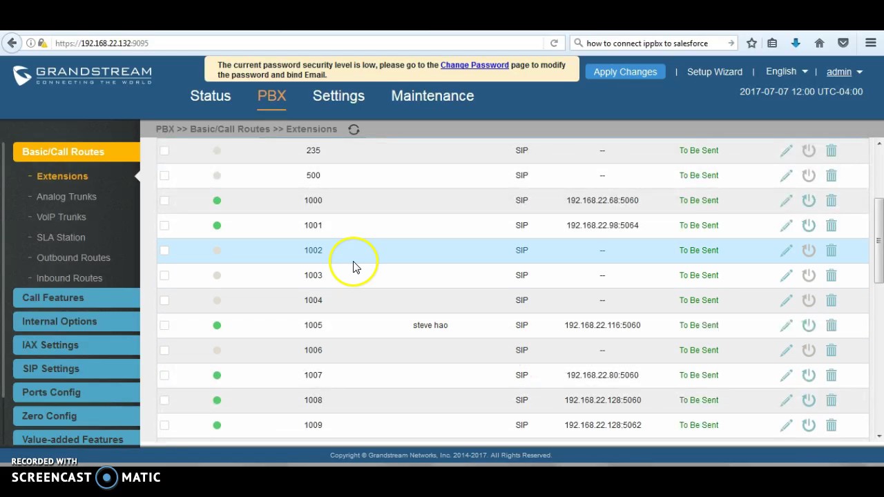 Grandstream UCM How To Access Voicemails Remotely