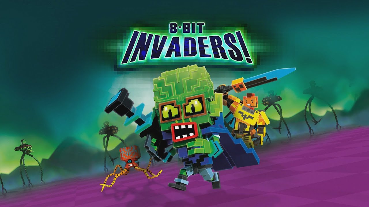 8 Bit Invaders Longplay (Playstation 4)
