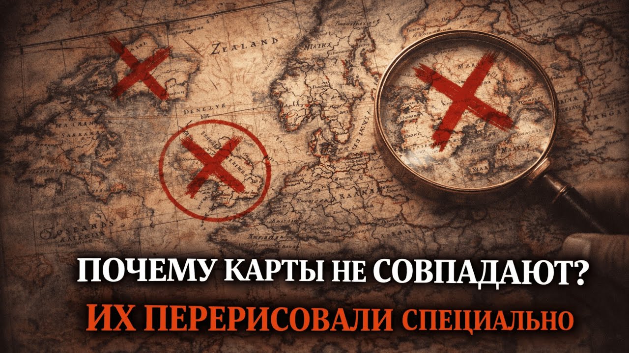 Почему Старые КАРТЫ Не Совпадают С Реальностью — Что На Них Намеренно НЕ ПОКАЗЫВАЛИ