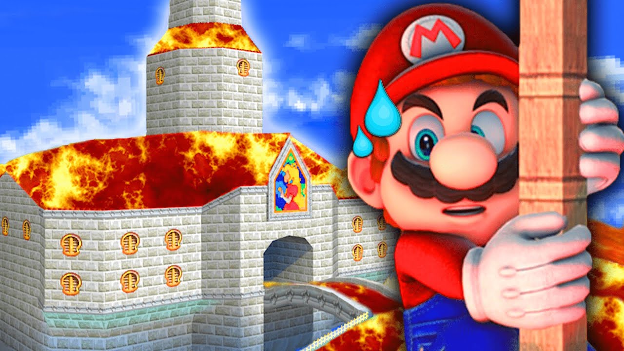 Mario 64 mais le Sol c'est de la LAVE