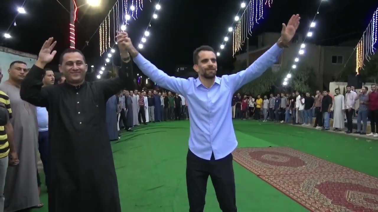 افراح ال الحمادنة حفل زفاف العريس حمزه عباس الحمادنة الفنانين فتحي النعيمي ومحمد حجات الجزء الثاني