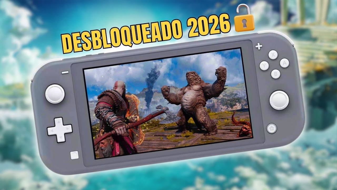 Como é ter um Nintendo Switch Lite DESBLOQUEADO em 2026!