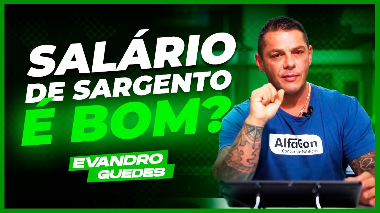 Quanto ganha um Sargento formado na ESA? Tio Evandro Responde | AlfaCon