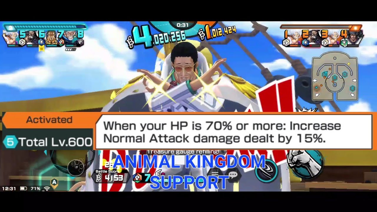 This Support is CRAZY on EX KIZARU | One Piece Bounty Rush
