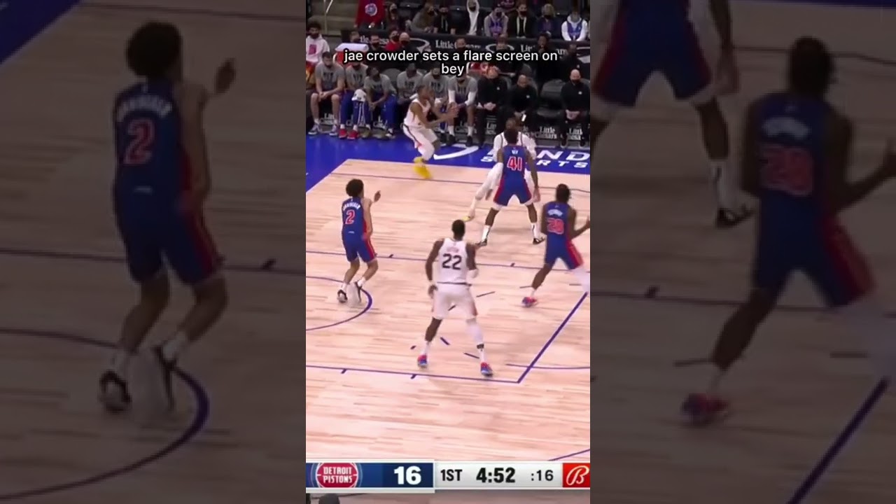Jae Crowder with the double screen assist | #nba #shorts