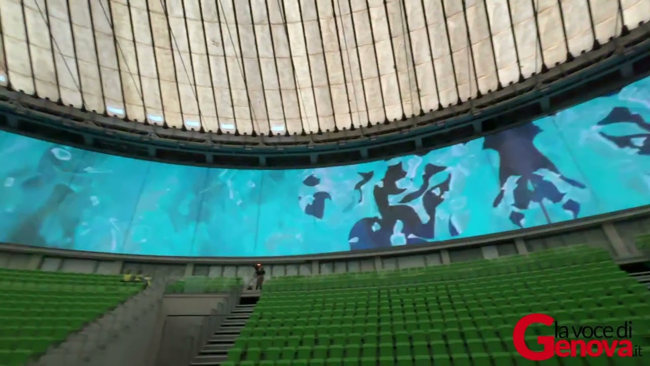 Ecco la nuova arena del Palasport di Genova