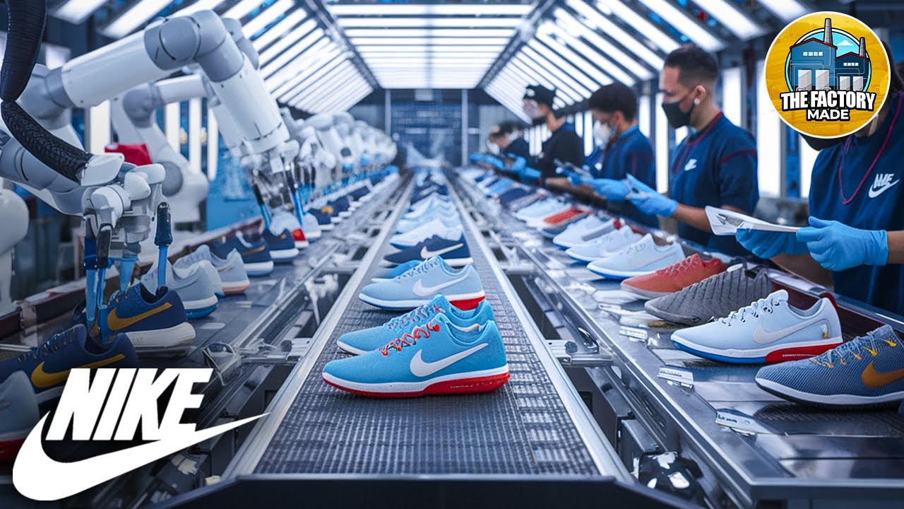 How Nike shoes are made in the Factory || Why Nike Shoes are so Expensive?