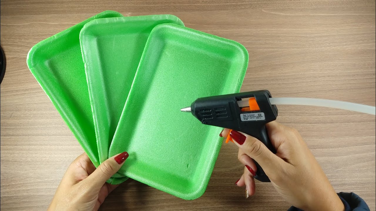 4 IDÉIAS ESPETACULARES COM BANDEJA DE ISOPOR 💖