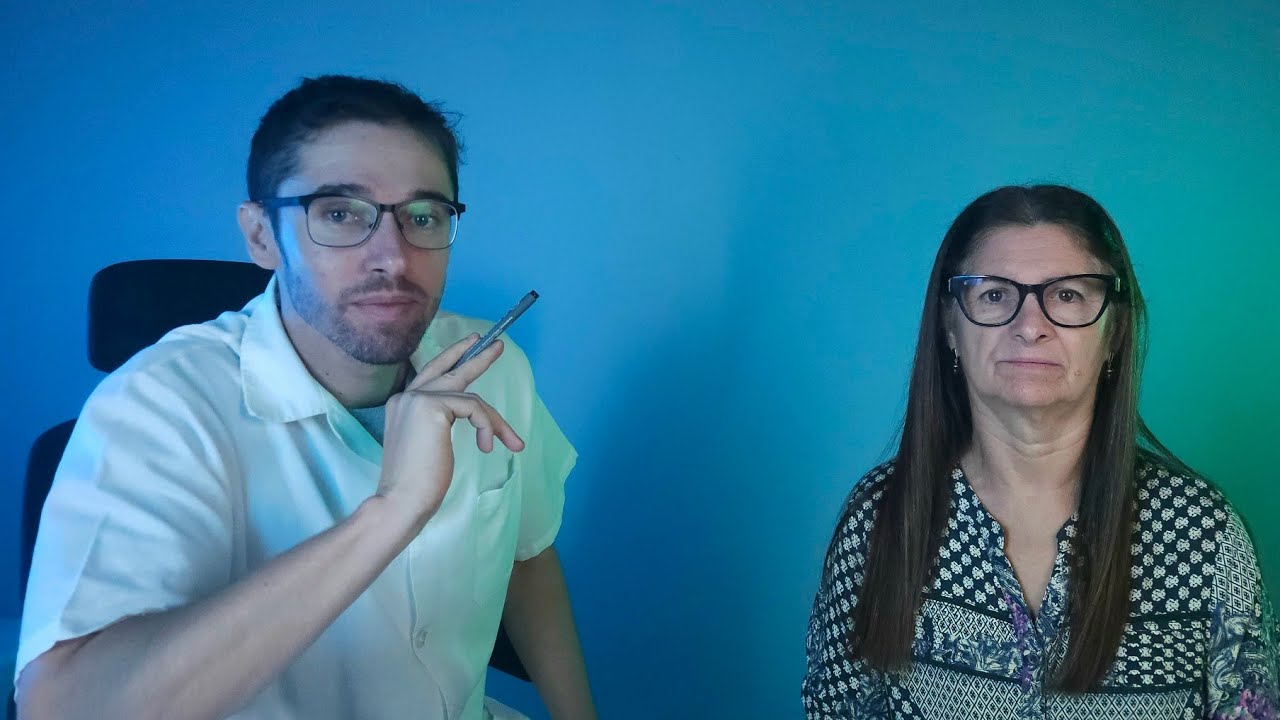 ASMR 👉🏻 Fiz Exames de Nervos cranianos na minha mãe