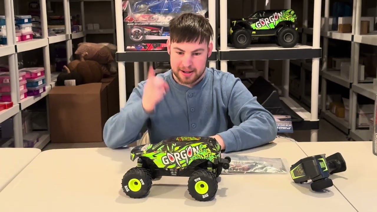 Reviewing and unboxing the  ARRMA GORGON GROM. 