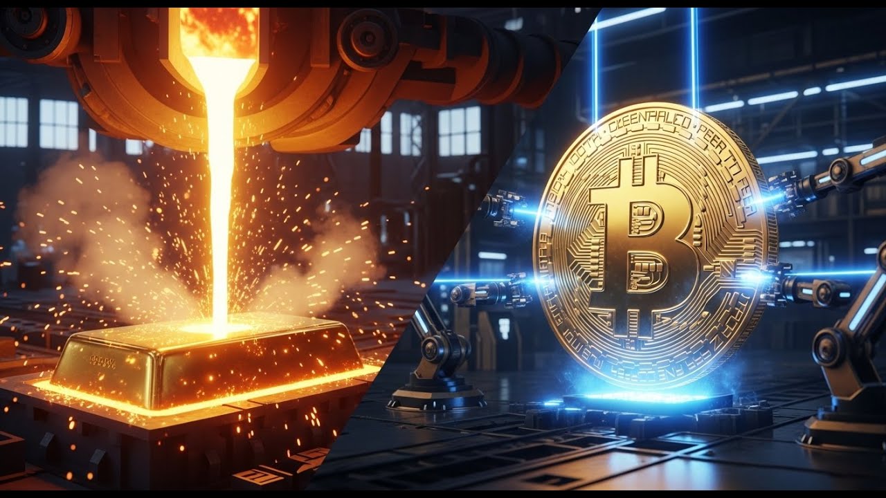 How the 99.99% Pure Gold Bars vs. Bitcoin Gold Are Made (Full Process)