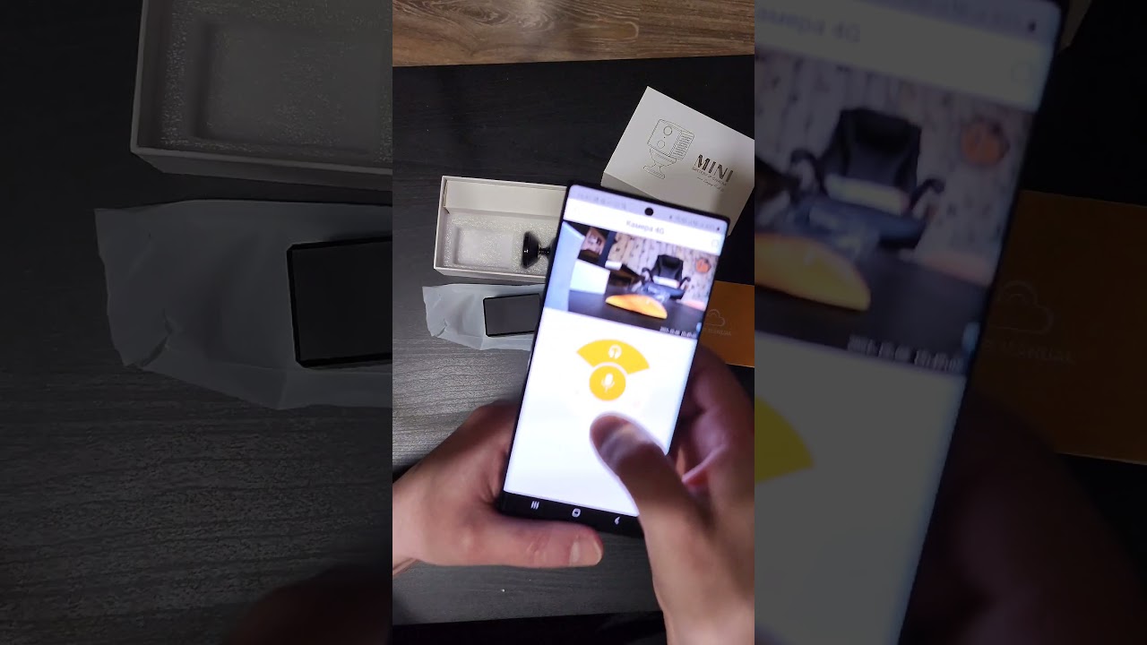 Камера 4G мини. Подключение и настройка