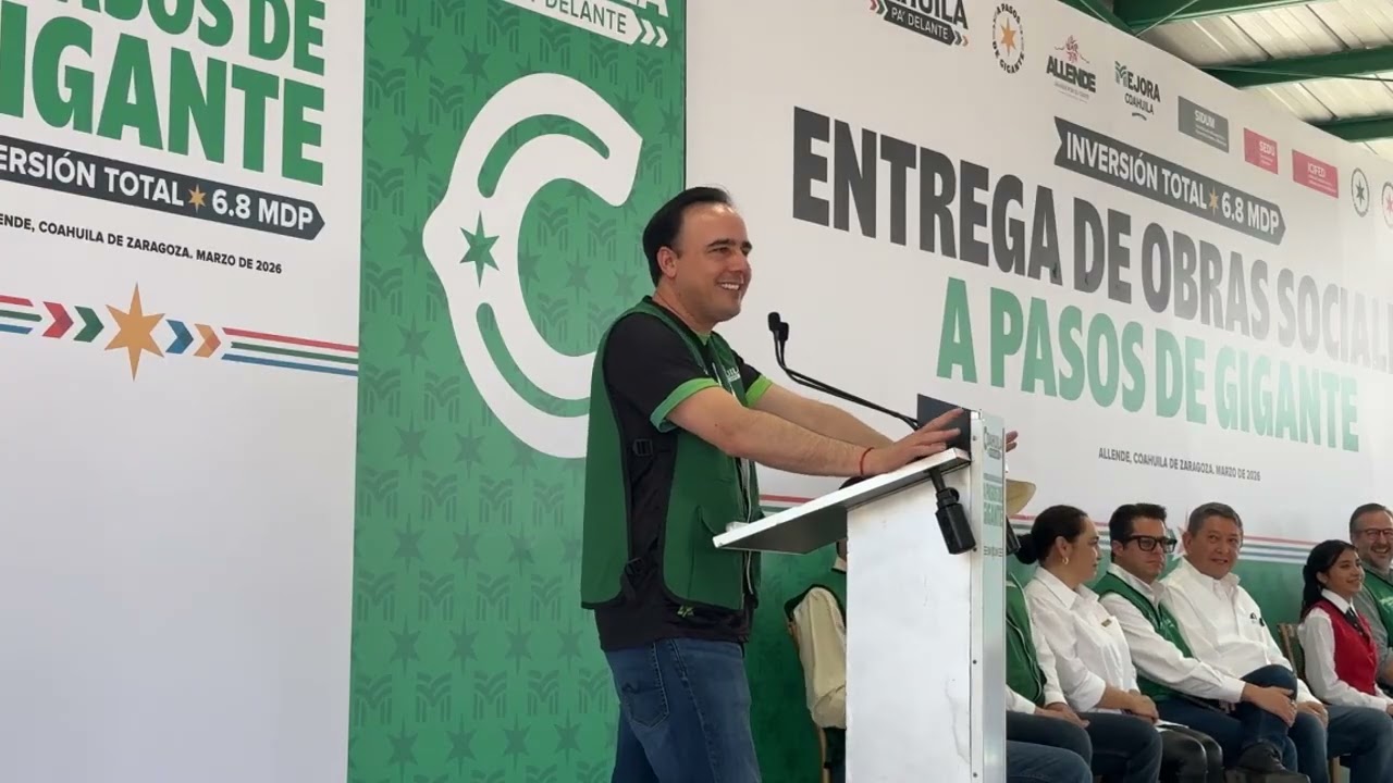 #EnVivo | Entrega de Obras Sociales A Pasos de Gigante en #Allende.