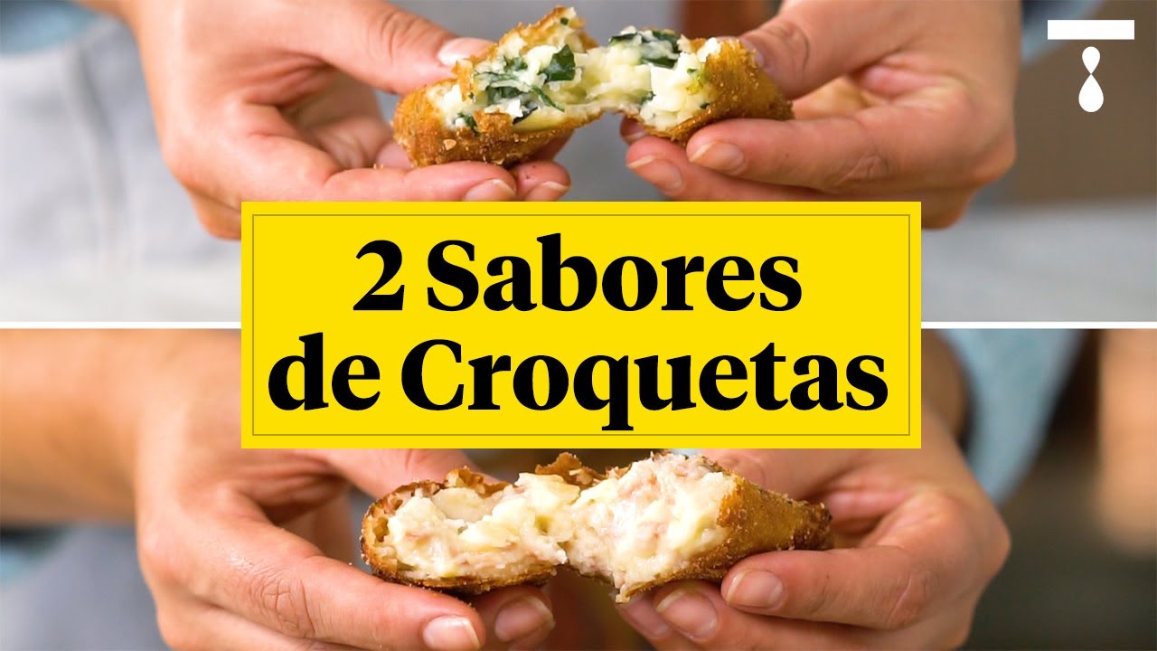 COMO FAZER CROQUETAS DE ESPINAFRE E DE PRESUNTO