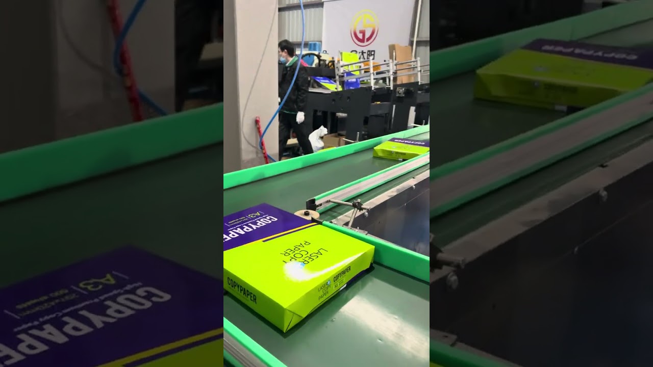 SUN Paper 's factory live丨Producing A3&A4 copy paper with CHM A4 cut size paper production line