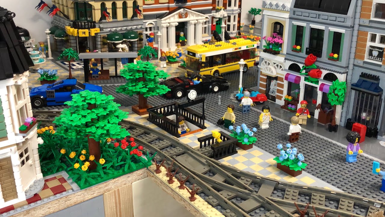Bau einer Lego Stadt Teil 92. - Unterführung zum Bahnhof