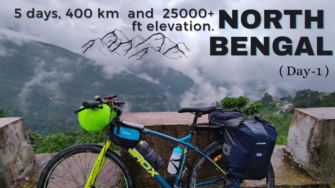 Siliguri to Kalimpong || North Bengal Cycling Tour  ( Day 1 ) ||  The Fit Biker