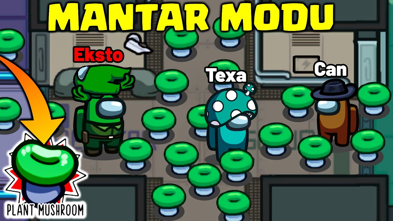 HER YERE ZEHİRLİ MANTAR KOYDUM!! AMONG US MOD | Eksto Ömer