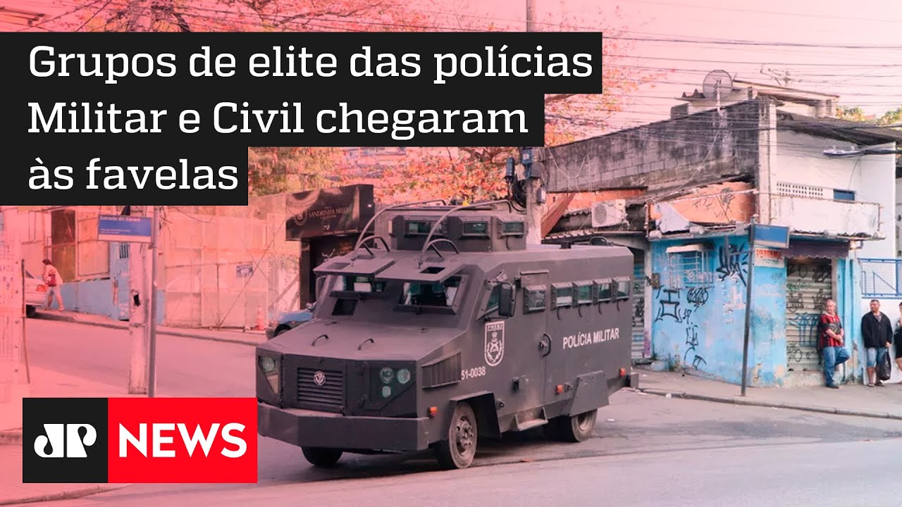 Pol&iacute;cias fazem opera&ccedil;&atilde;o conjunta no Complexo do Alem&atilde;o no RJ