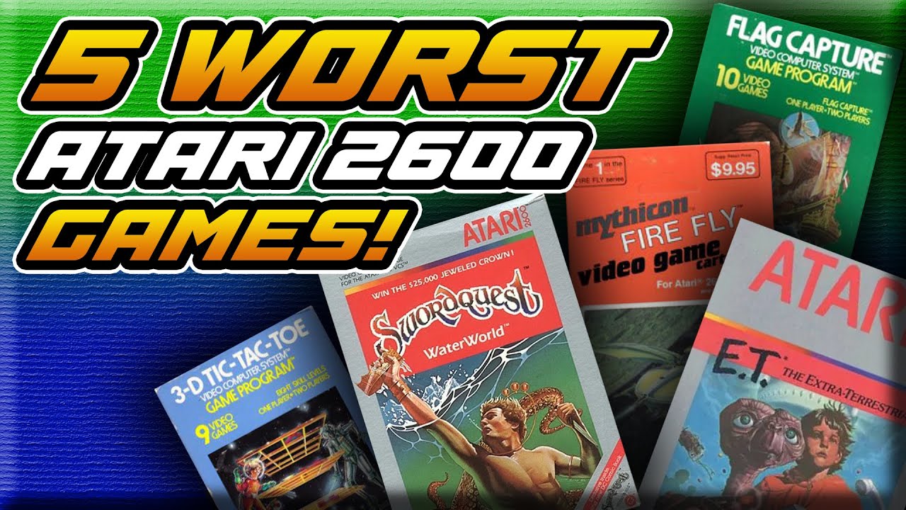 The Top 5 WORST Atari 2600 Games! 🕹️ | Retro Bliss Rewind Podcast