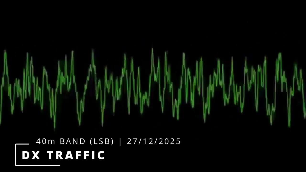 40m Band DX RX Traffic (27-12-2025)