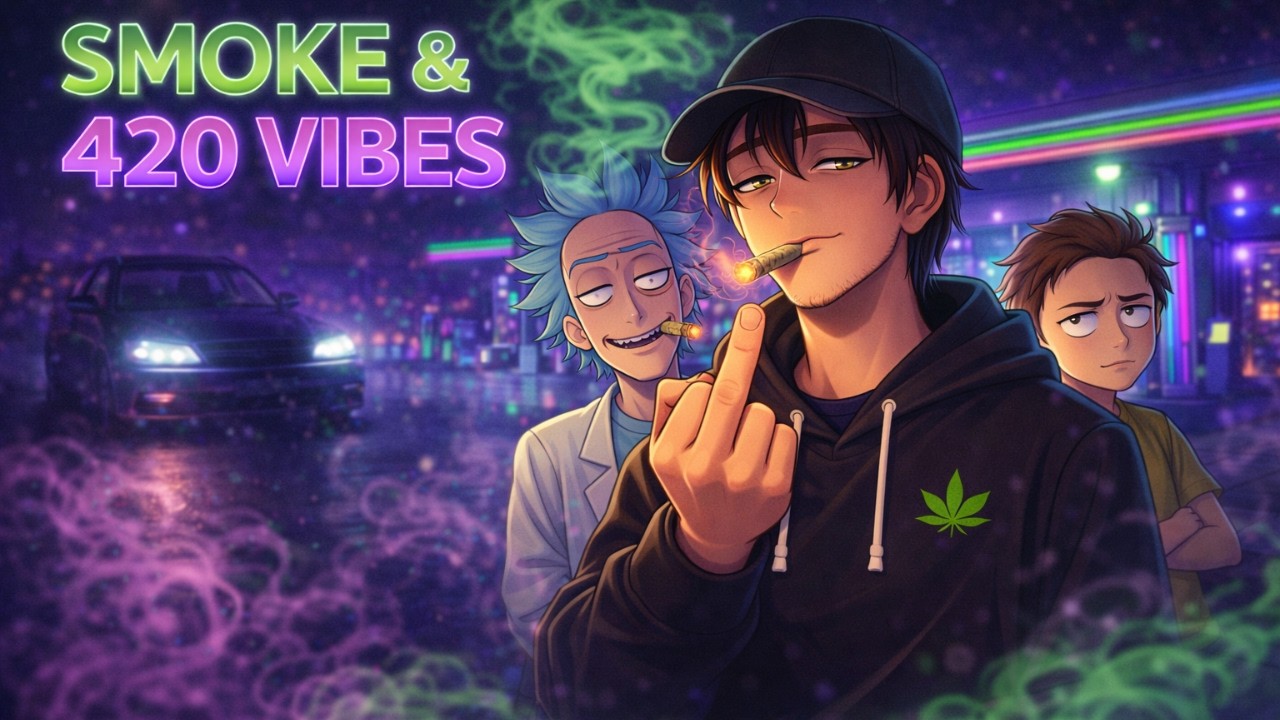 Smoke & 420 Vibes – Late Night Chill Rap Mix | Multiverse Drive