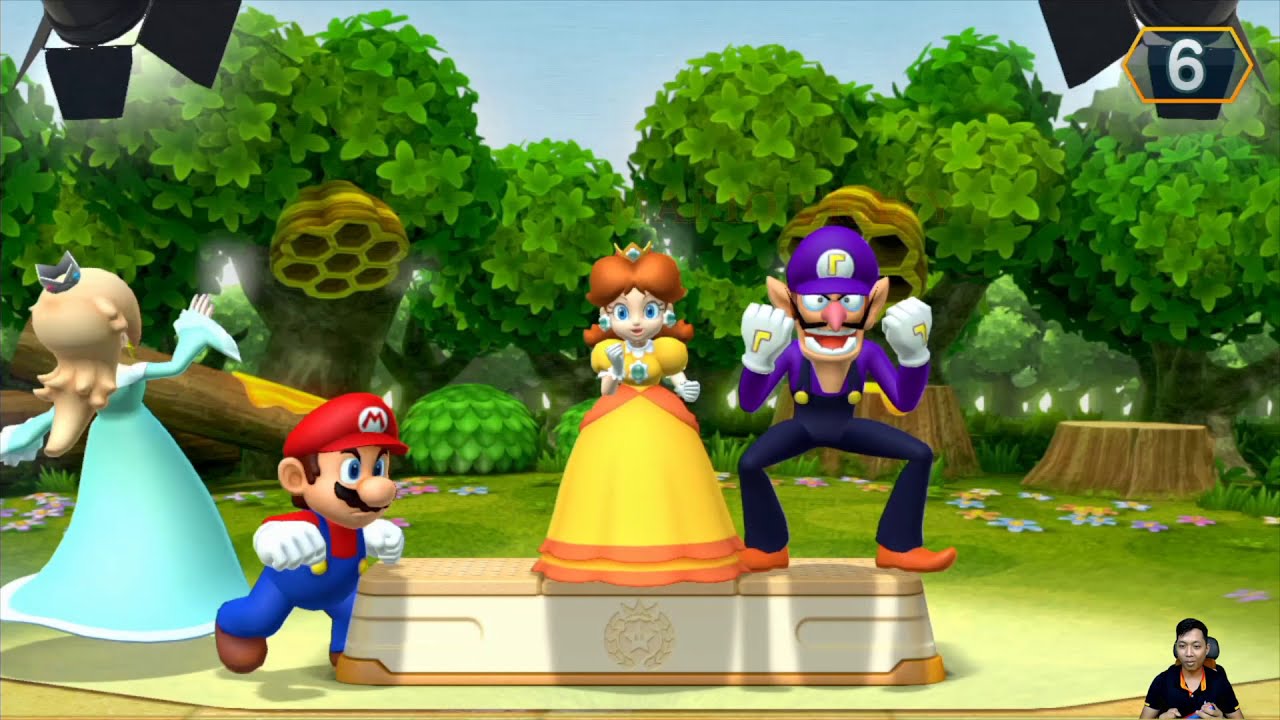 Colletion Mario Party 10 Waluigi vs Rosalina vs Mario vs Daisy