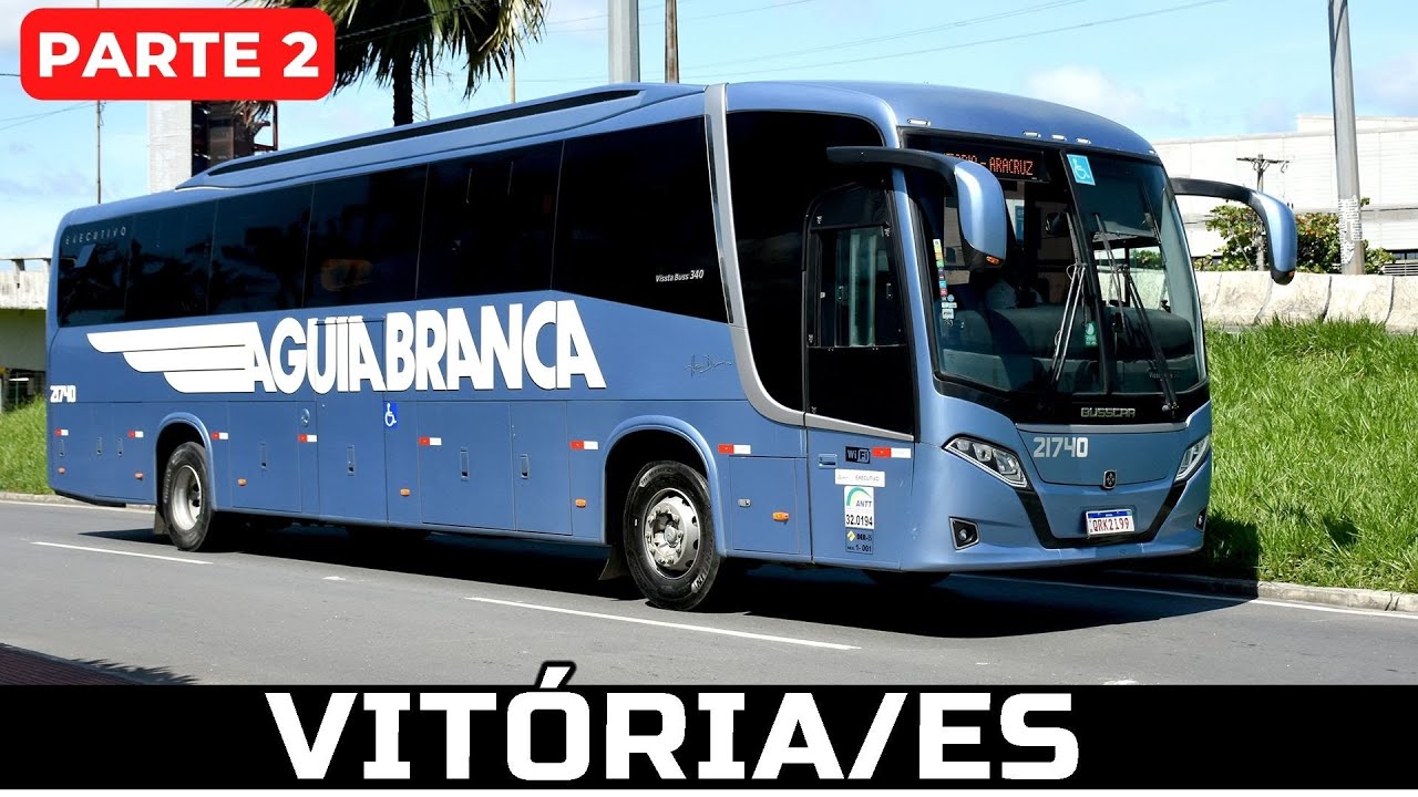 MOVIMENTO DE ÔNIBUS EM VITÓRIA/ES | A VIAÇÃO ÁGUIA BRANCA DOMINA TUDO