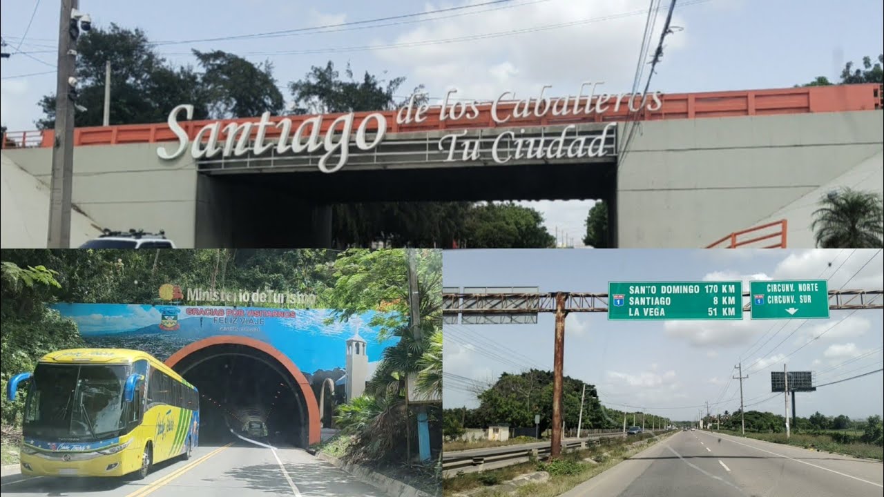 Bus travel🇩🇴 from Puerto plata to Santiago | Ambar Highway, Santiago Puerto plata Dominican Republic