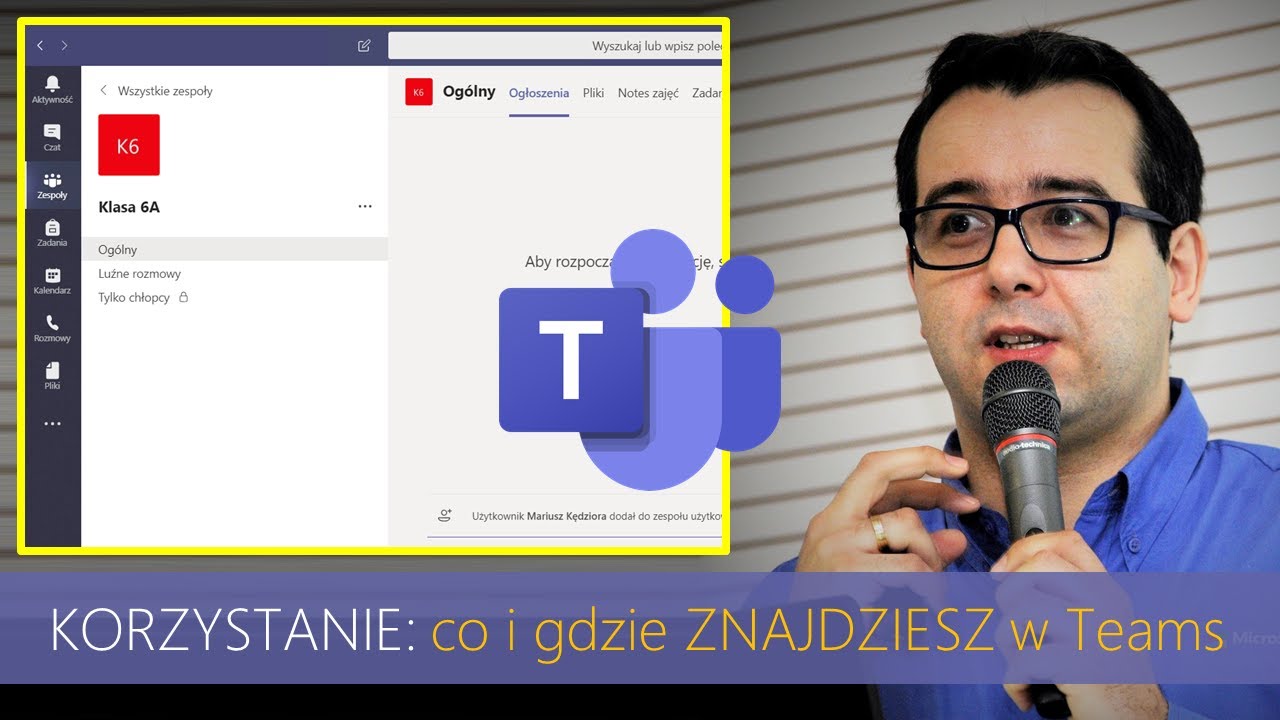 Jak KORZYSTAĆ z Microsoft Teams (co i gdzie będziemy robić + ustawienia)? [Poradnik dla Uczni&oacute;w]
