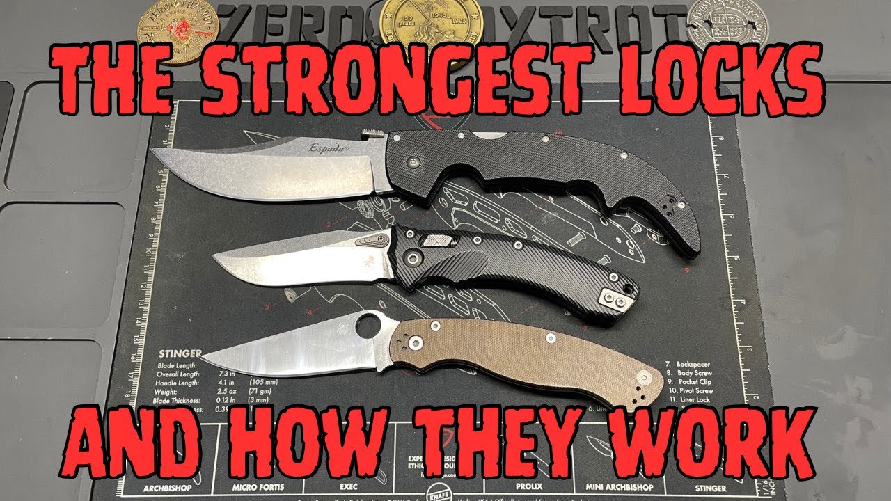 KNIFE TALK, WHAT MAKES THESE LOCK MECHANISMS SO STRONG? - Crazy Sharp is live!