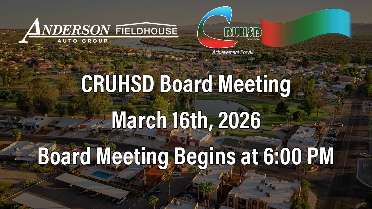 CRUHSD Board Meeting 3.16.2026