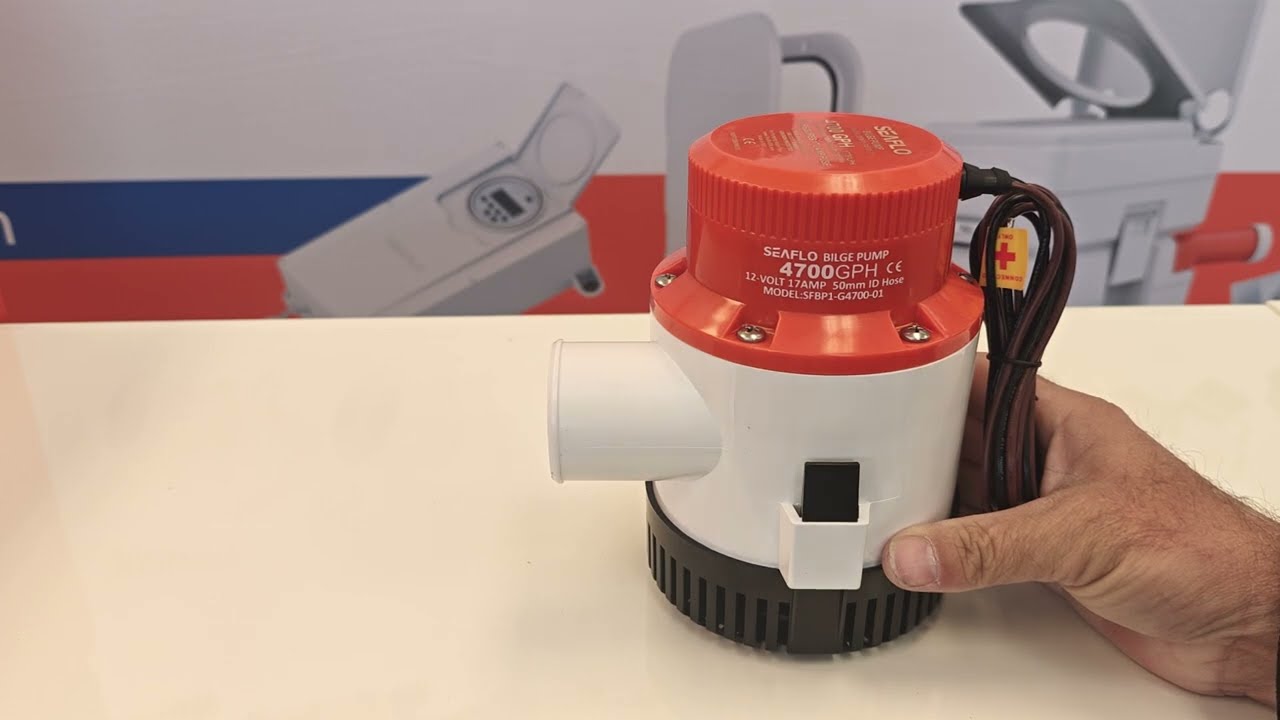 4700 GPH 01 Series Manual Bilge Pump | Seaflo Pumps