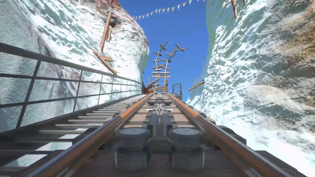Expedition Everest front seat on-ride Disney's Animal Kingdom (Planet Coaster)