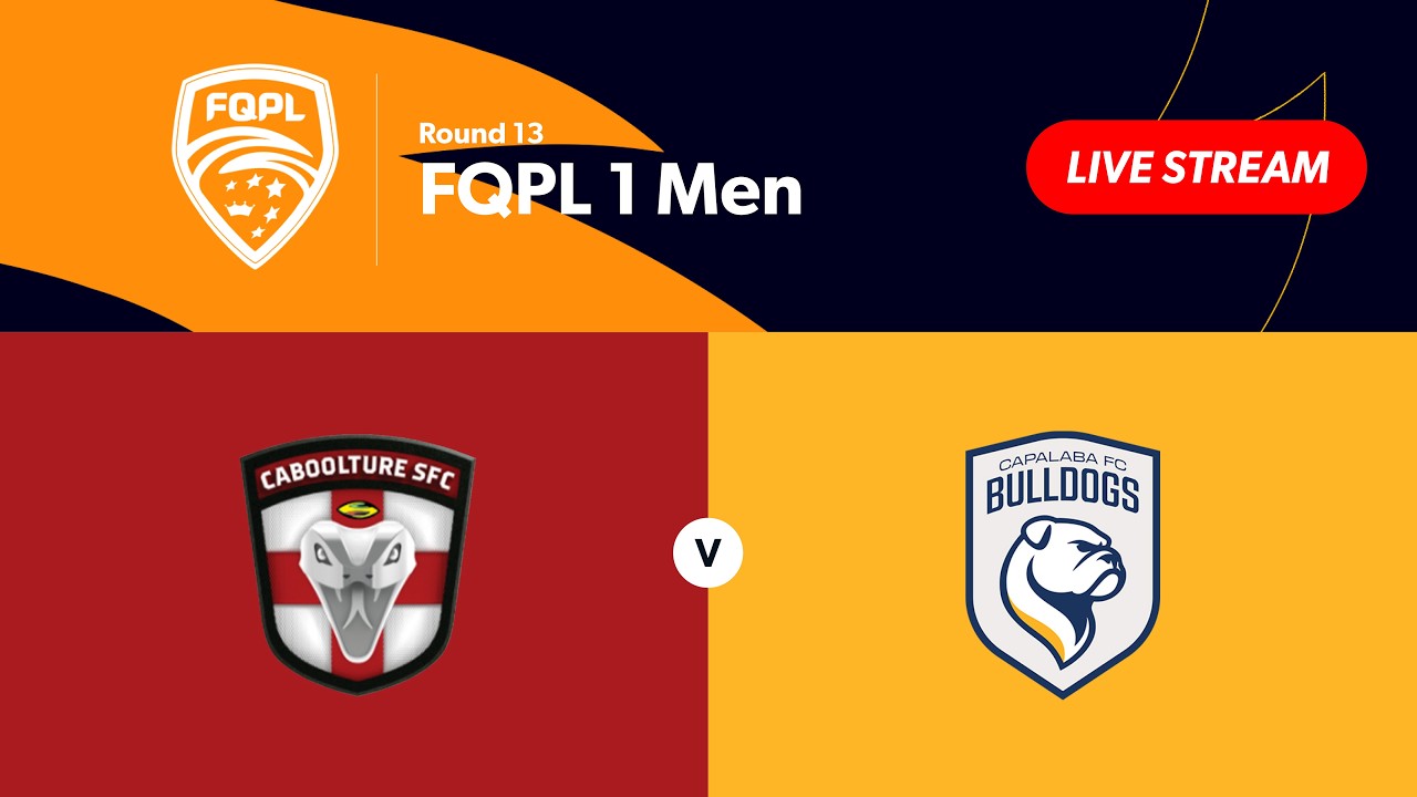 FQPL 1 Men Round 13 - Caboolture Sports FC vs. Capalaba FC