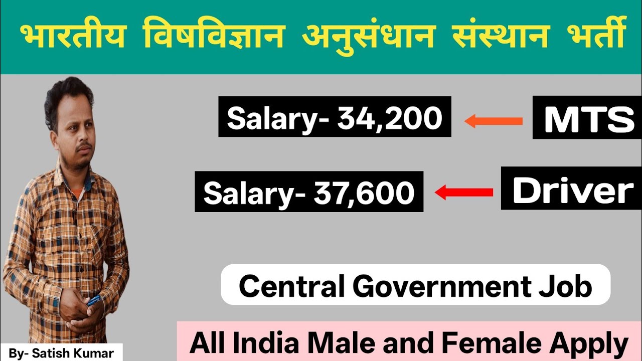 CSIR IITR New Vacancy 2026 | CSIR MTS New Vacancy | CSIR Driver New Vacancy | CSIR New Recruitment