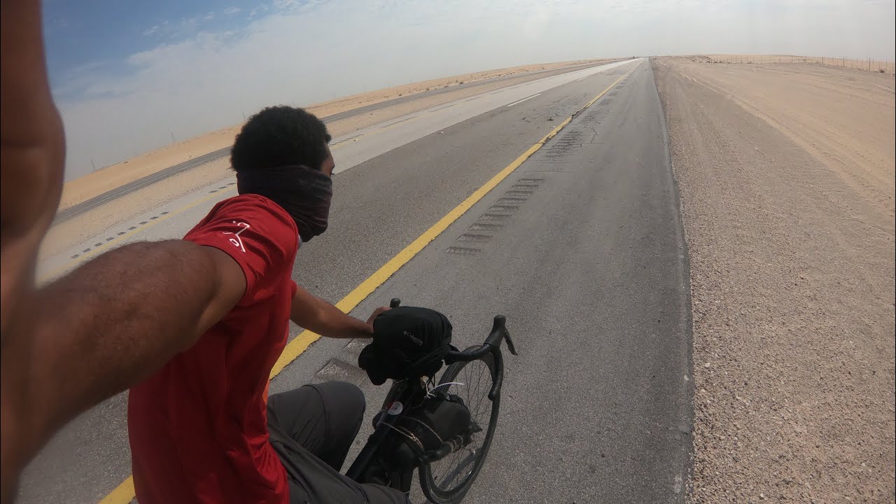 Day 8 : cycling from kuwait- oman| اليوم ال٨: مغامرة بالسيكل من كويت