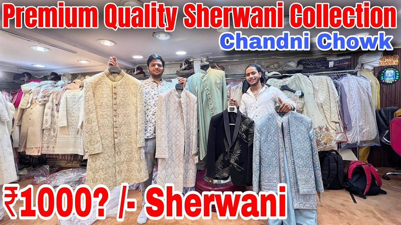 CHEAPEST SUITS & SHERWANI MARKET DELHI SHERWANI, JODHPURI WHOLESALE MARKET DELHI COAT PANT, BLAZER