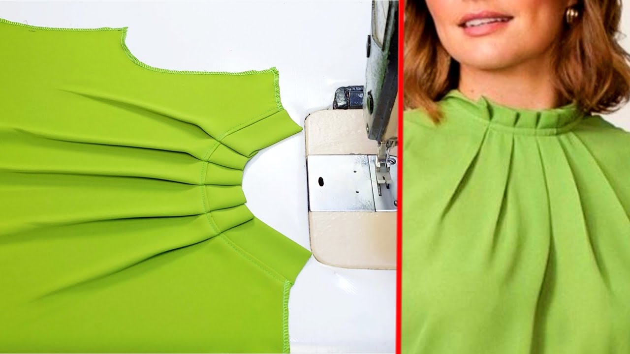 Great Information on Sewing You Need to Know: Pintucks Neck Design Cutting and Stitching