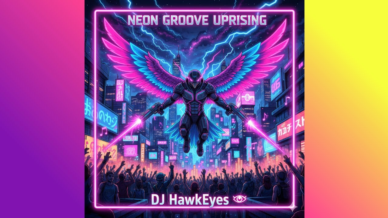 NEON GROOVE UPRISING | DJ HawkEyes - FunkyDiscoCore 🦅📀🦅