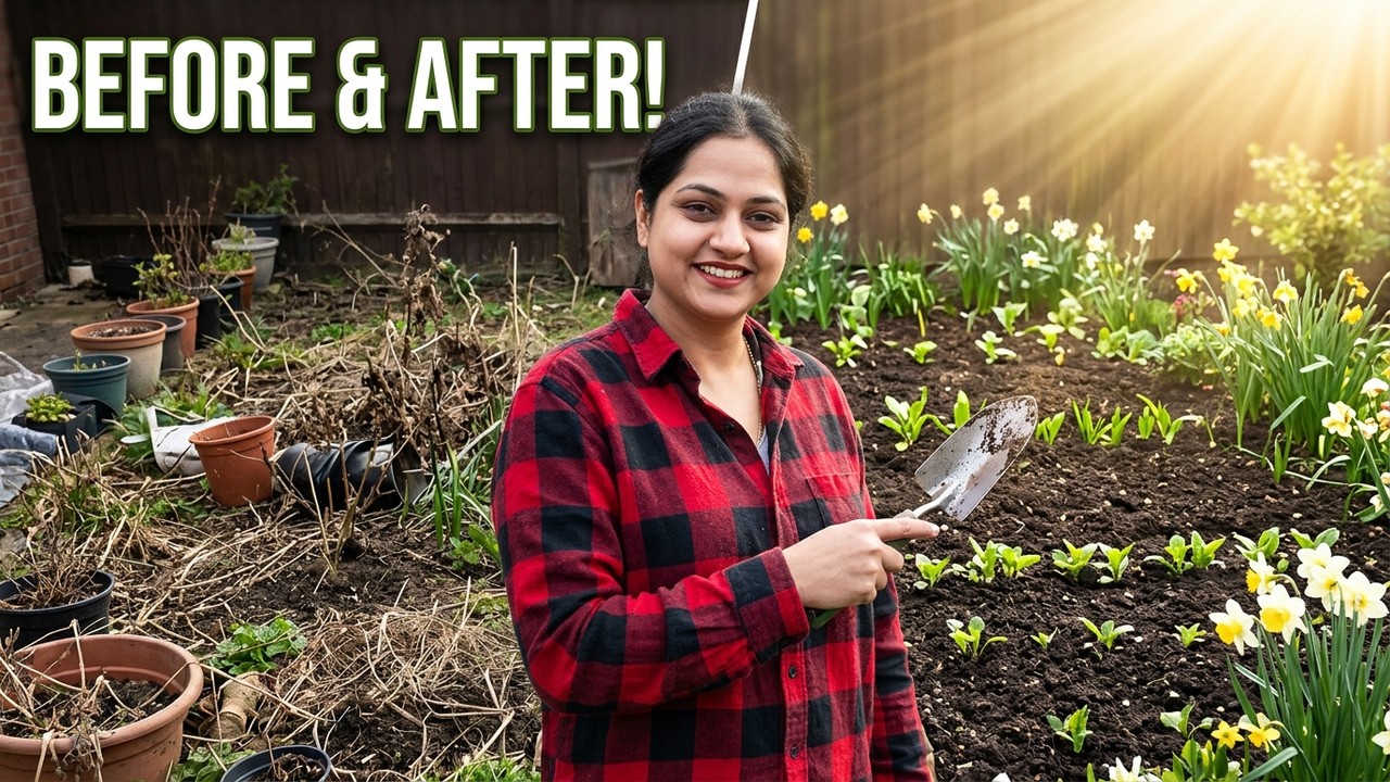 Spring Reset Vlog 🌸 | Garden Clean Up, Preparing Soil for Seeds & Decluttering the Home