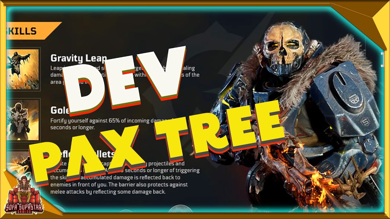 Outriders Worldslayer Devastator Pax tree - Skill Points explained