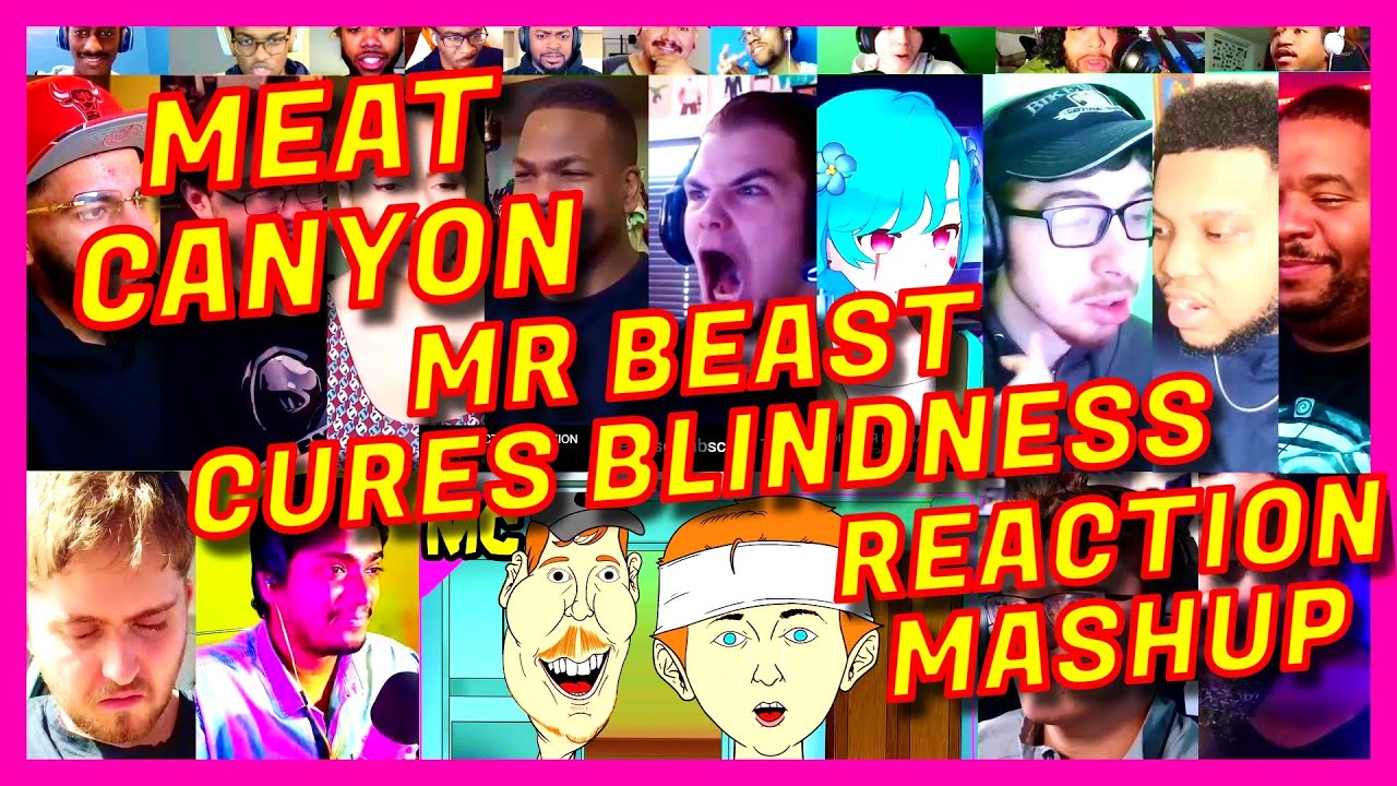 MEAT CANYON: MR BEAST CURES BLINDNESS - REACTION MASHUP - MRBEAST - MEATCANYON - [ACTION REACTION]