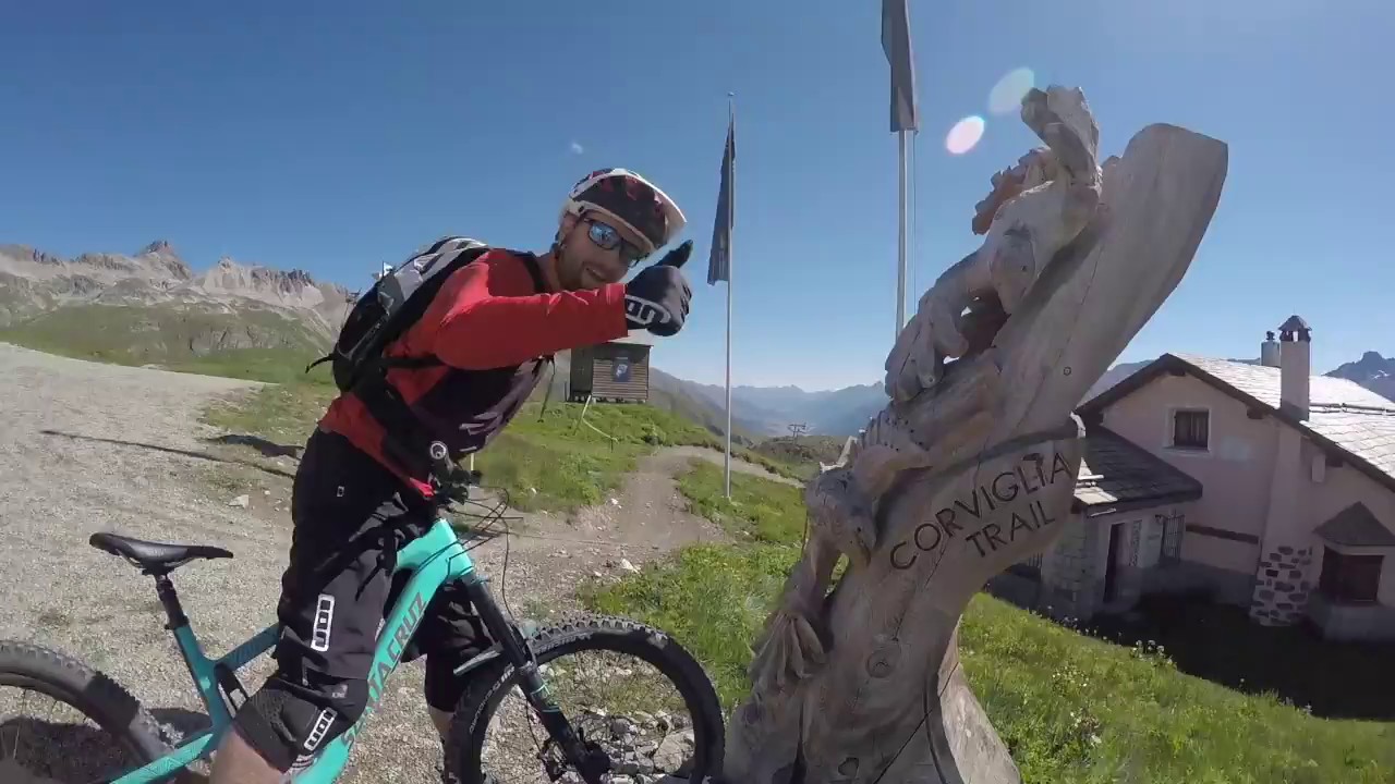 Corviglia Flowtrail St. Moritz Full Run (POV)