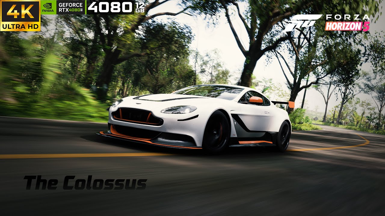 Forza Horizon 5 | The Colossus | Aston Martin Vantage GT12 | 4K Ultra Maximum Settings | Gameplay
