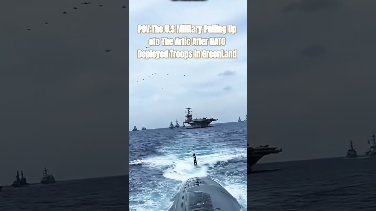 POV:The U.S Military Pulling Up oto The Artic After NATO Deployed Troops In GreenLand