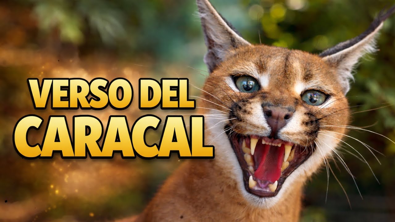 VERSO DEL CARACAL🐾 | Verso, curiosità e salti impossibili