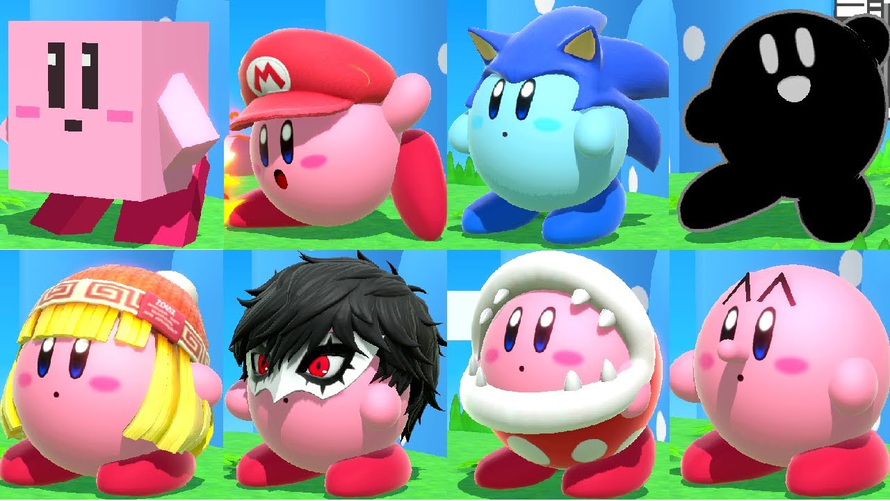 Super Smash Bros. Ultimate - All Kirby Hats & Power-Ups (W/ DLC)