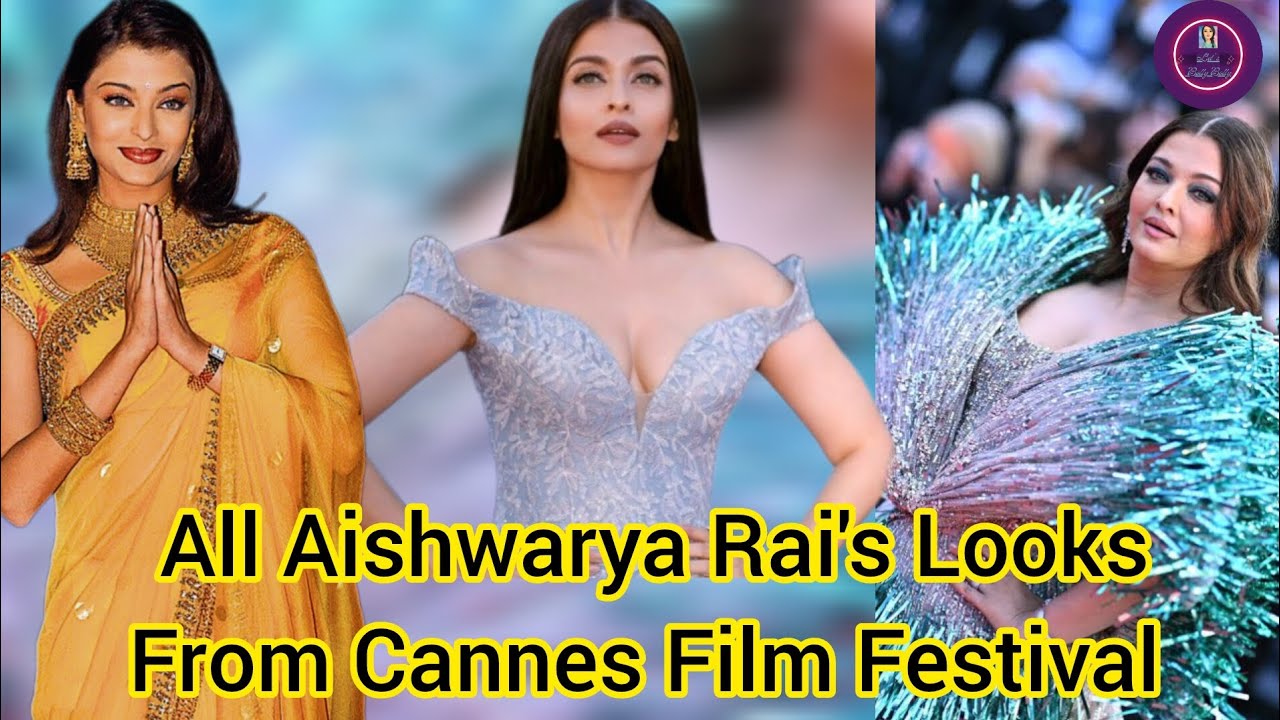 All Aishwarya Rai's Looks From Cannes Film Festival #bollywood #viral #aishwaryarai #cannesfestival